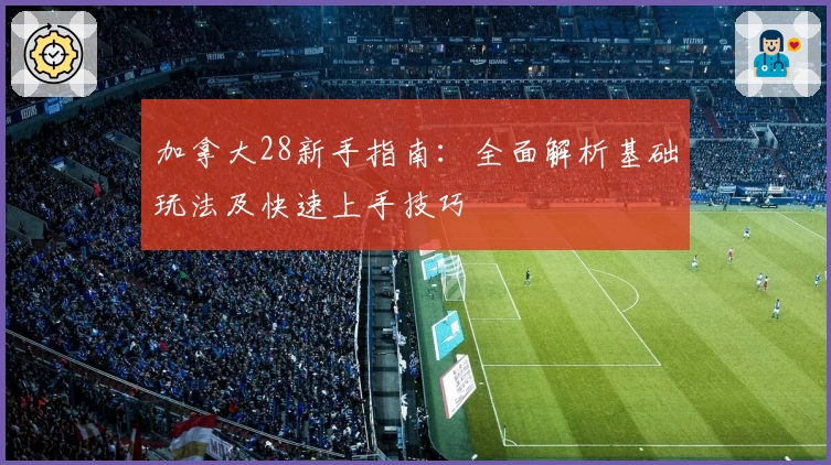 加拿大28新手指南：全面解析基础玩法及快速上手技巧